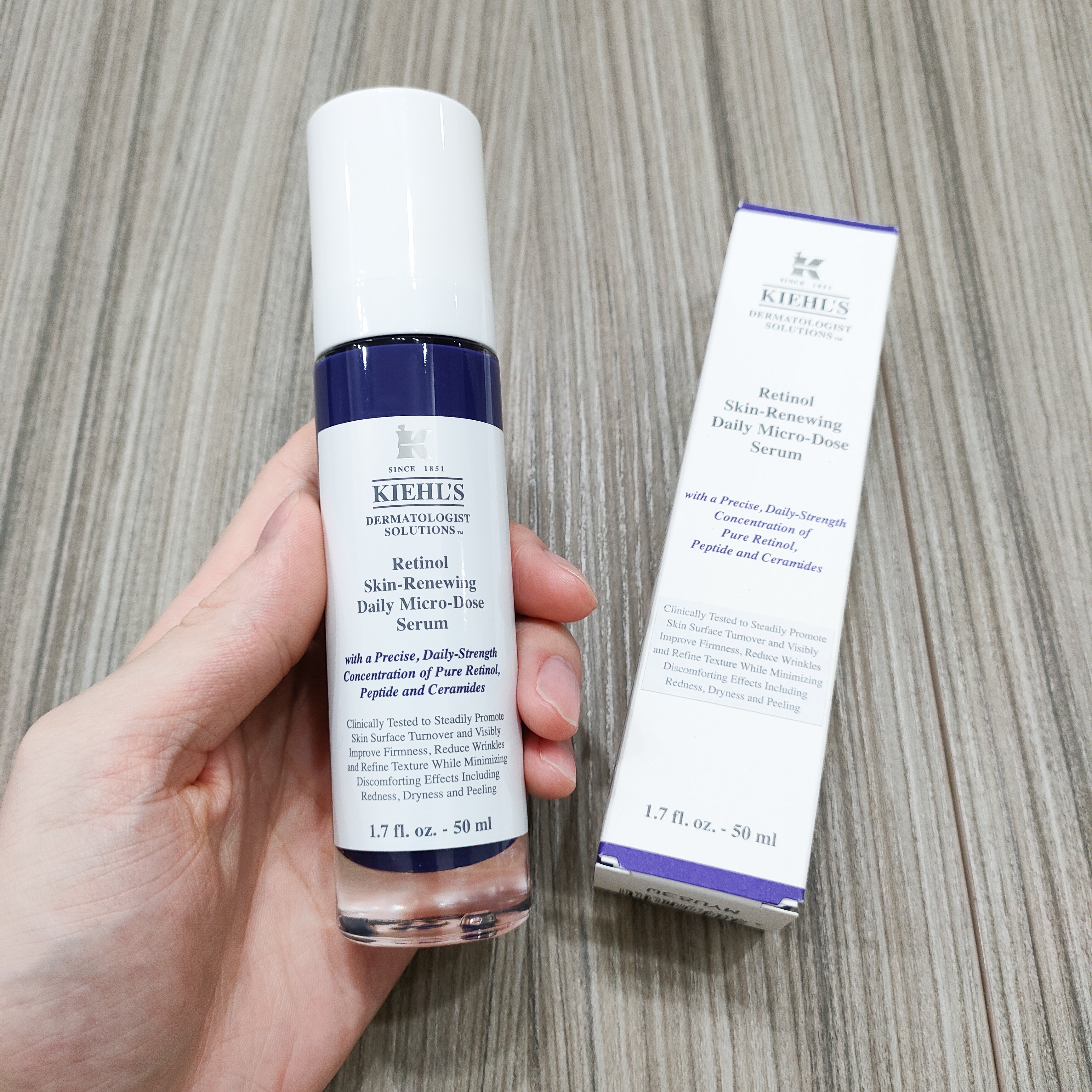 キールズ DS RTN リニューイング セラム】を解説！類似のレチノール