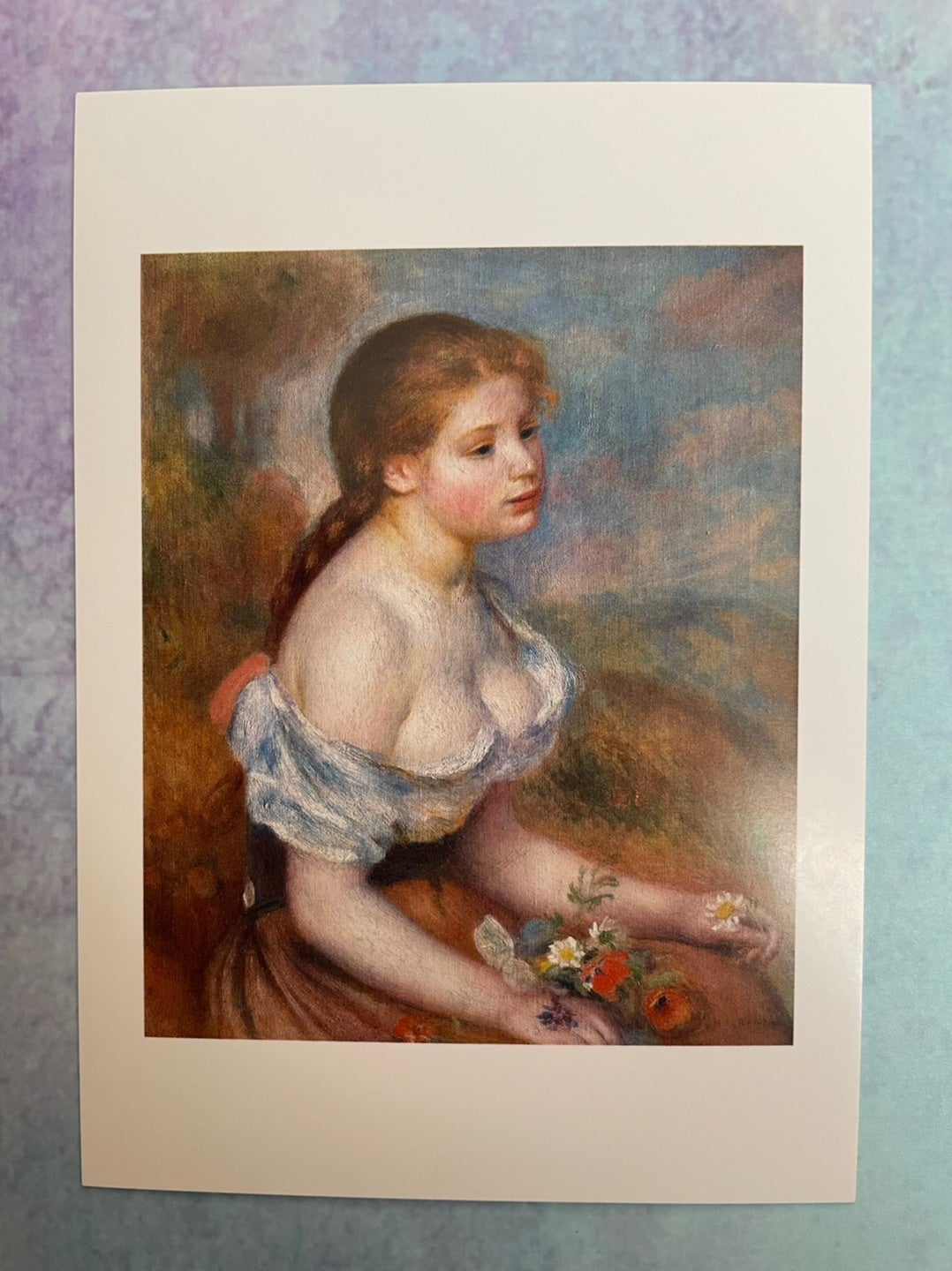 ルノワール ヒナギクを持つ少女 | 小橋めぐみオフィシャルブログ