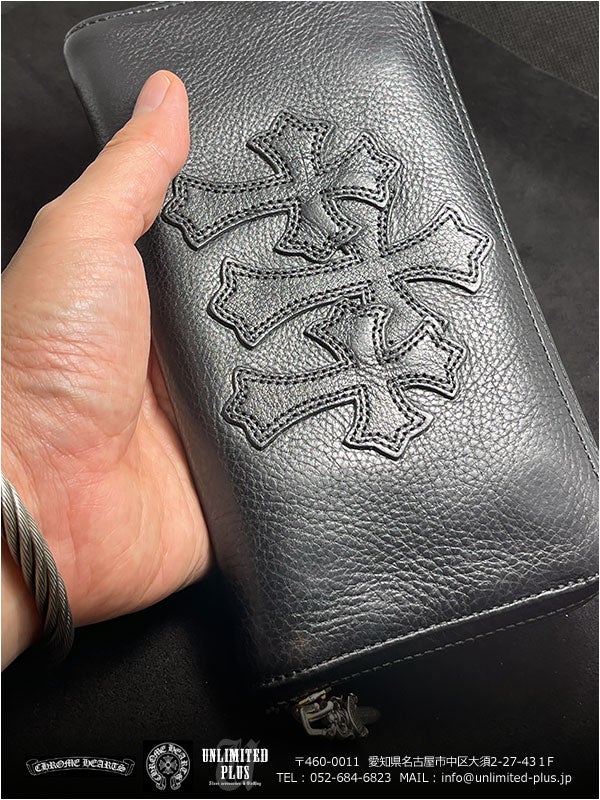 クロムハーツ/CHROME HEARTS 財布、REC F ZIP #2 3セメタリー 在庫あり