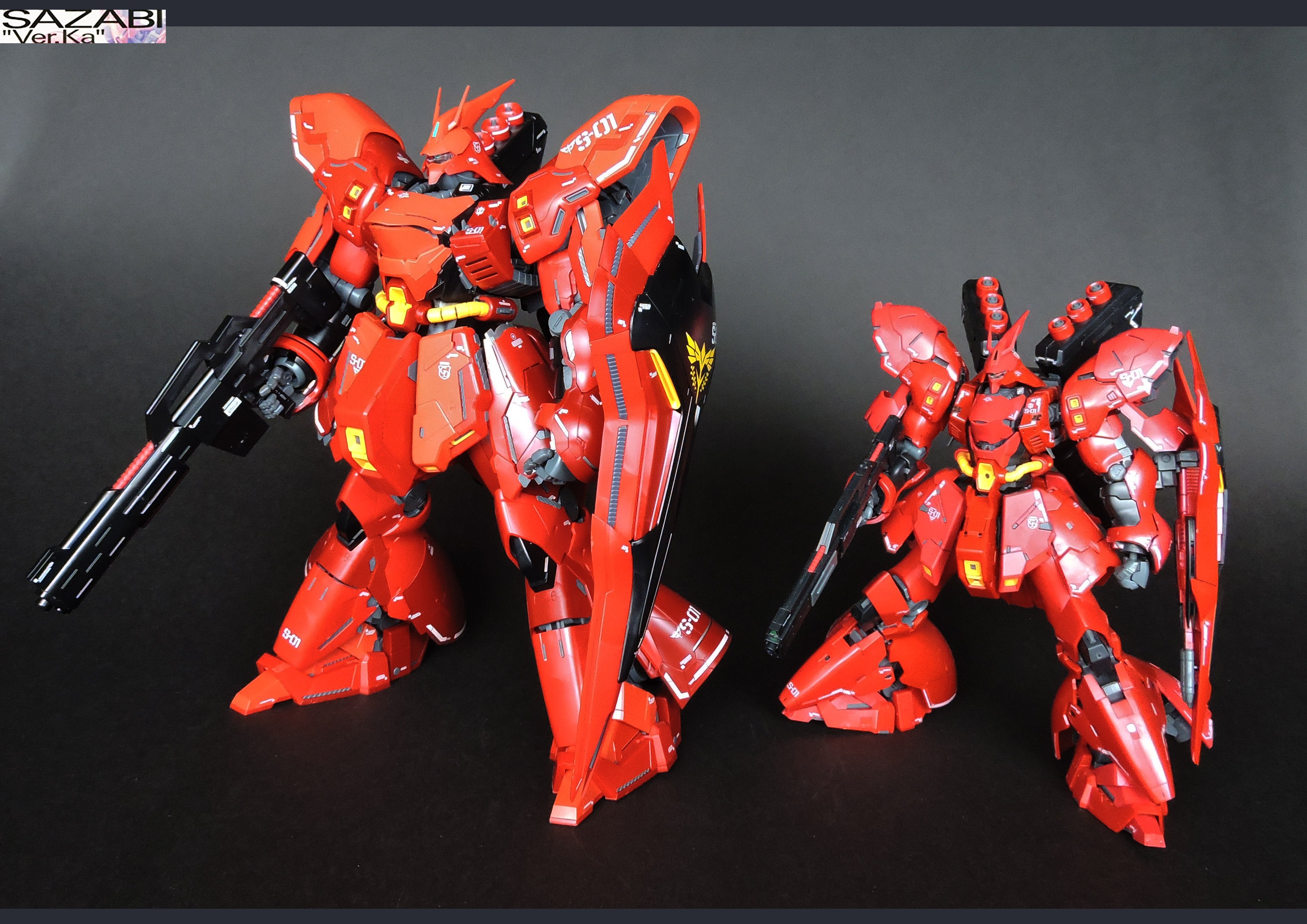 MG サザビーVer,Ka 素組み完成＆MOBILITY JOINT GUNDAM 2種 | ボトムズ