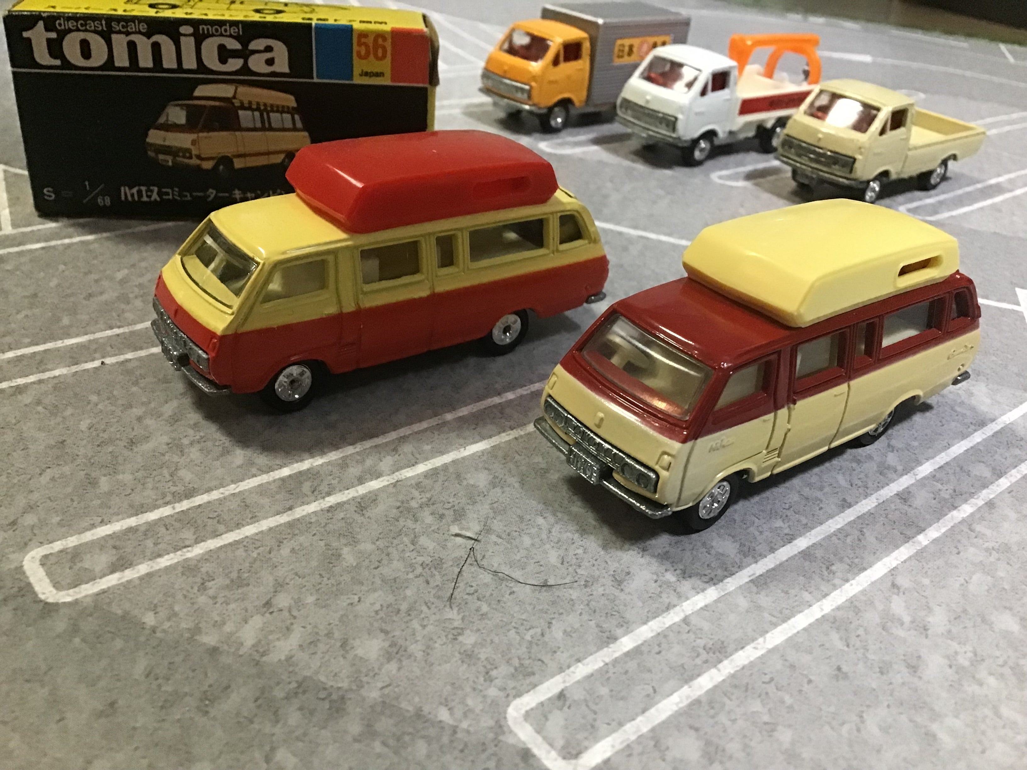 黒箱トミカNo.56-1日本製トヨタハイエースコミューター