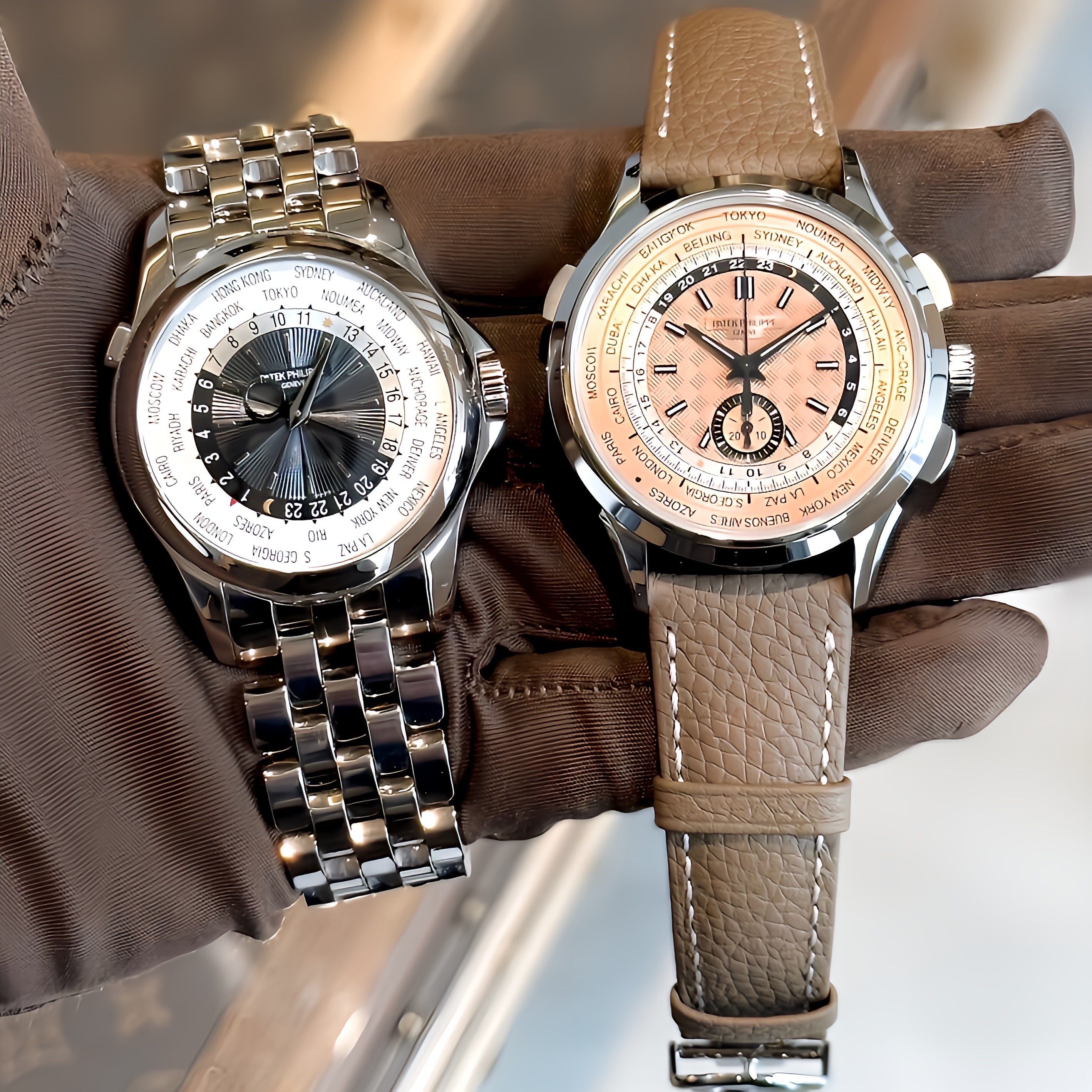 PATEK PHILIPPE】ワールドタイム☆Ref.5130/1G-011 | 高級腕時計専門店