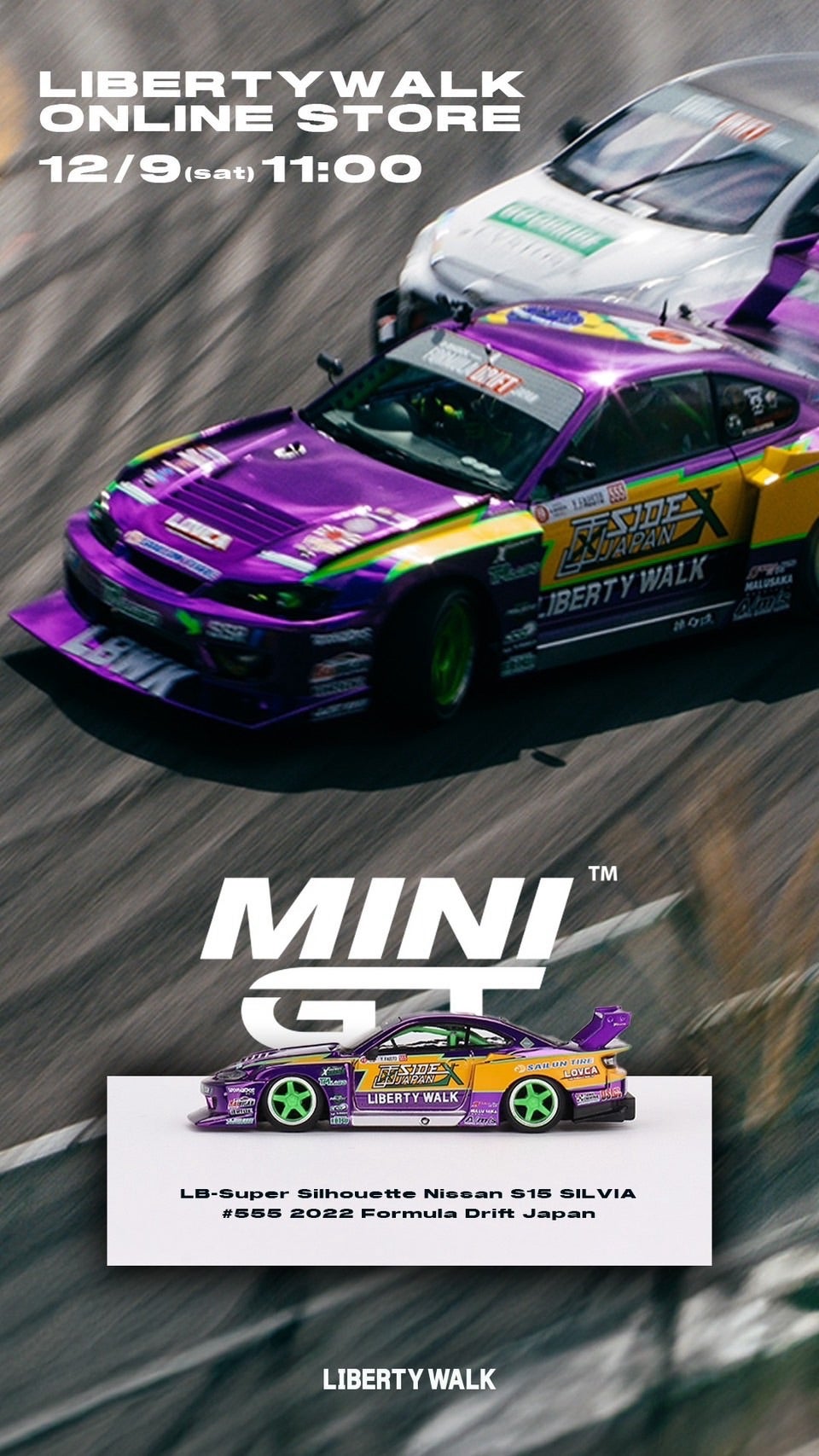 久しぶりのLB⚡︎MINI GT HOBBY発売スタート。 | リバティーウォーク