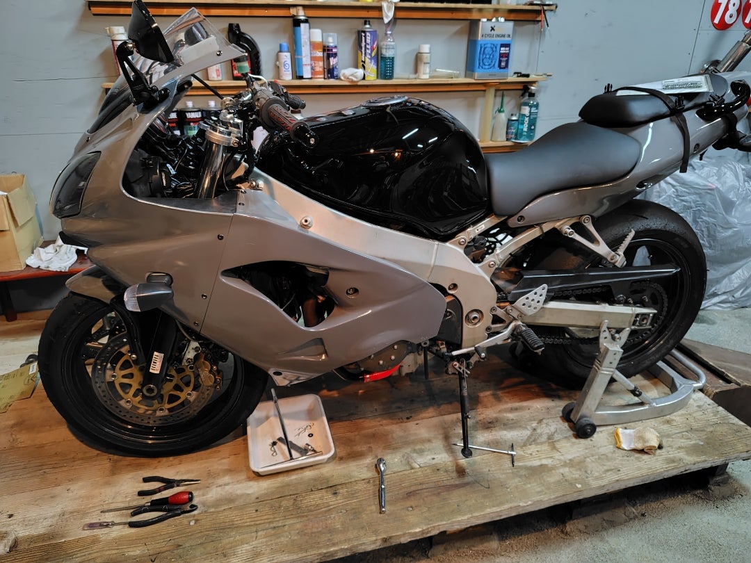 Eﾀﾏ】車検後の追加整備 | 甲賀のバイク乗り工務店