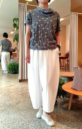 ヨーガンレール☆毛☆ウールインターシャ”の素敵なオフタートルプル