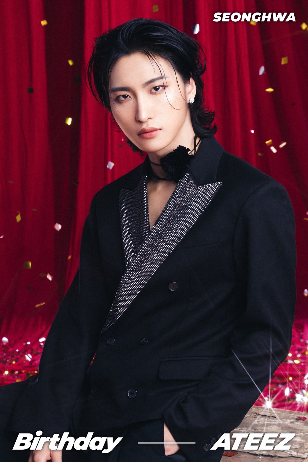 ソンファ ATEEZ 2025 センイルMD オープンリング 抜けなし 楽天市場