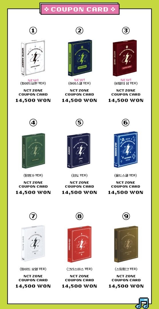 韓国情報] NCTZONE 1周年記念 ソンス(SEONGSU) ポップアップ案内・MD