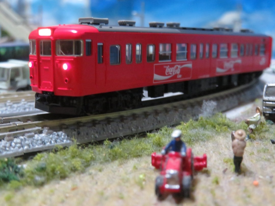 鉄道模型】さわやかテイスティな115系！コカ・コーラ塗装が入線