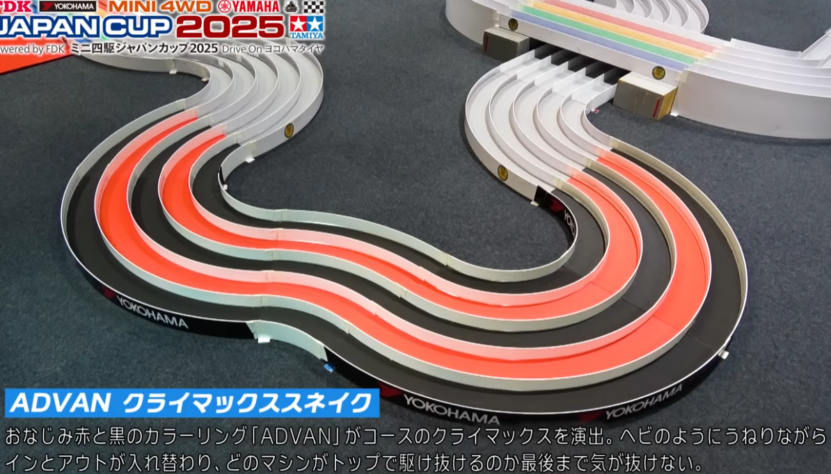 ミニ四駆 】ミニ四駆ジャパンカップ2025_コースレイアウトを考察するべ