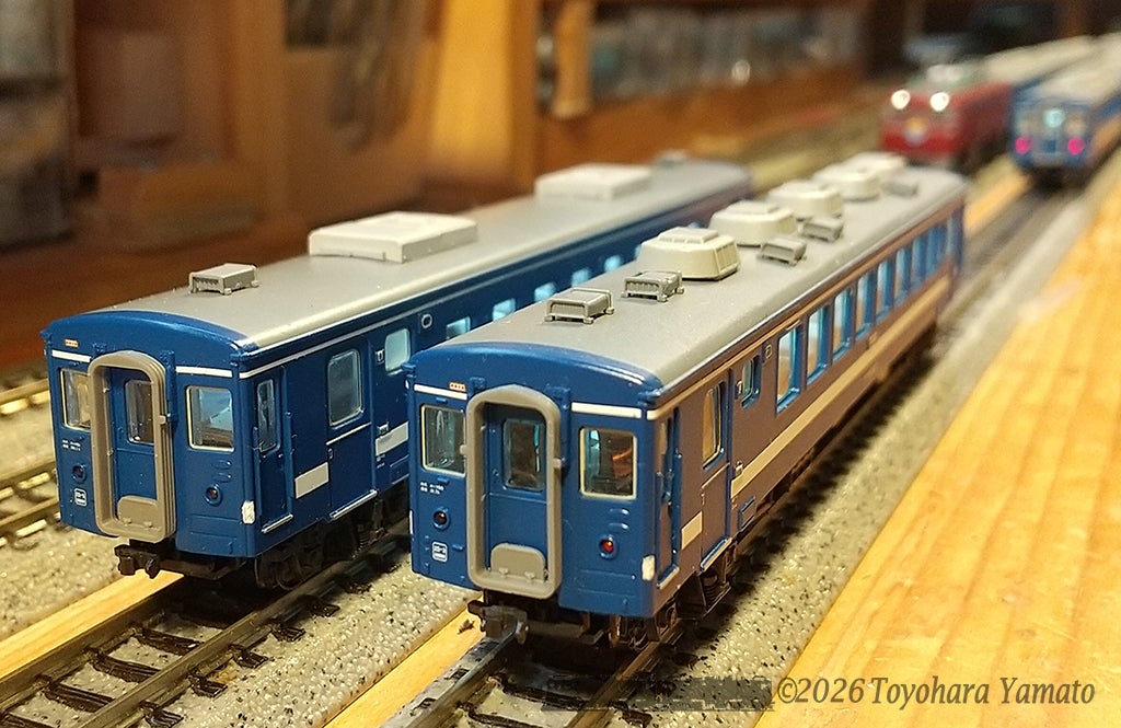 JR北海道50系5000番台客車(マイクロエース)防災代用車を快速海峡へ【n