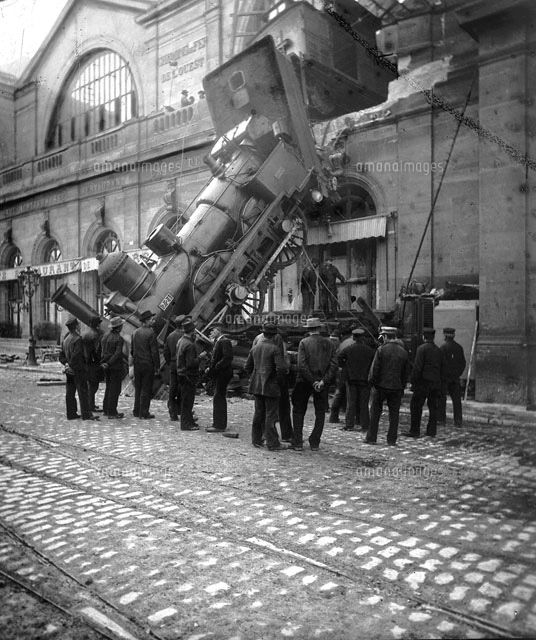 モンパルナス駅鉄道事故（1895年10月22日）[22177003411]の写真