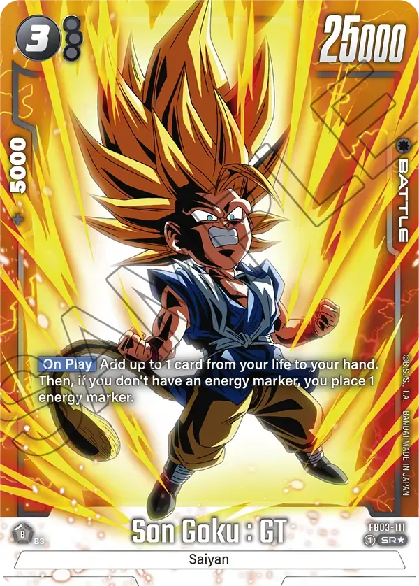 FB04-109 Son Goku : GT Dragon Ball Super Card Game Fusion World