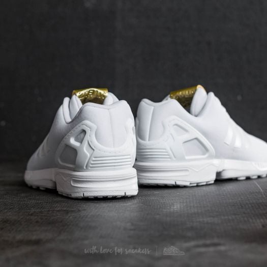 Women's shoes adidas ZX Flux W Ftw White/ Ftw White/ Gold Metallic
