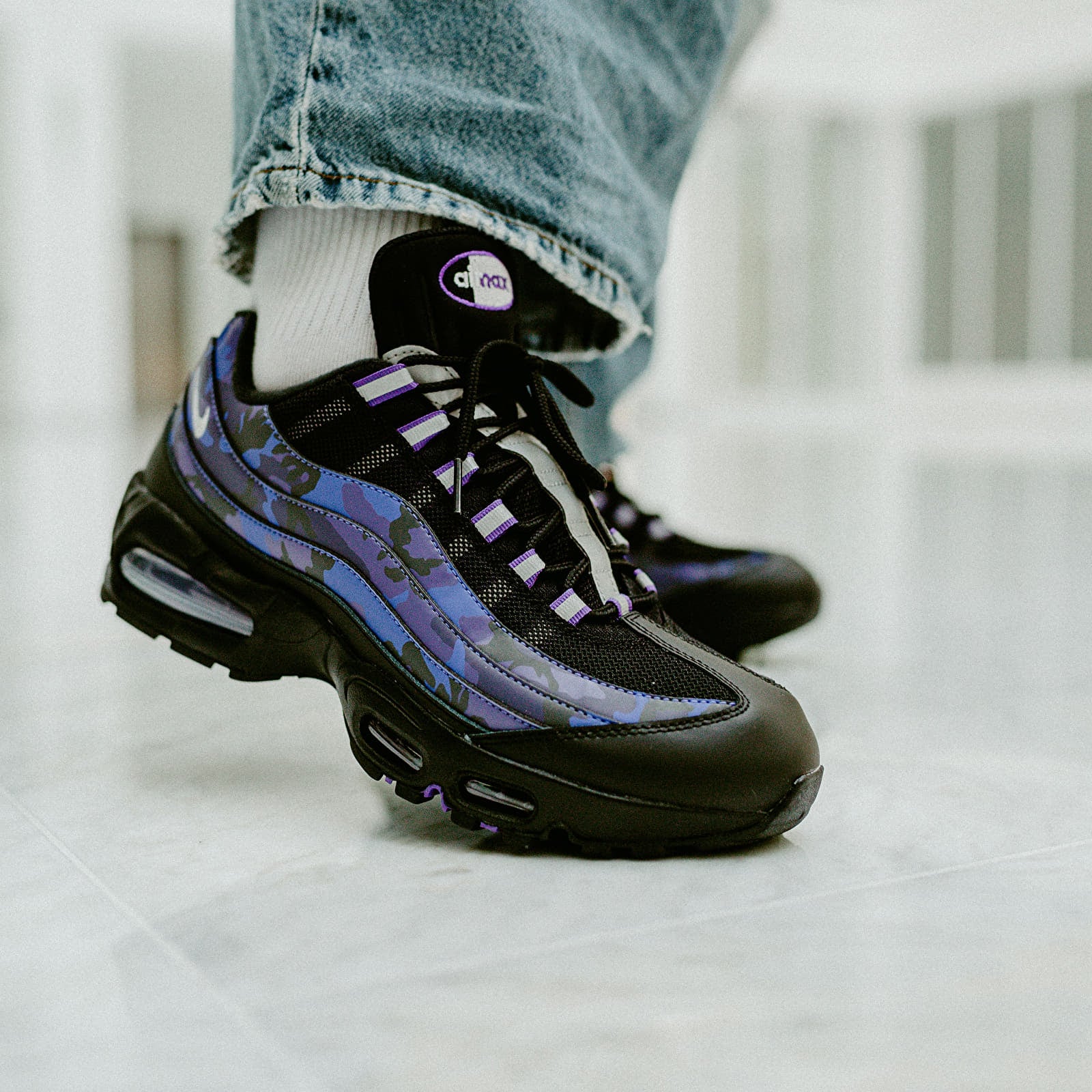 Men's shoes Nike Air Max 95 Qs Court Purple/ Vast Grey-Black-Cave