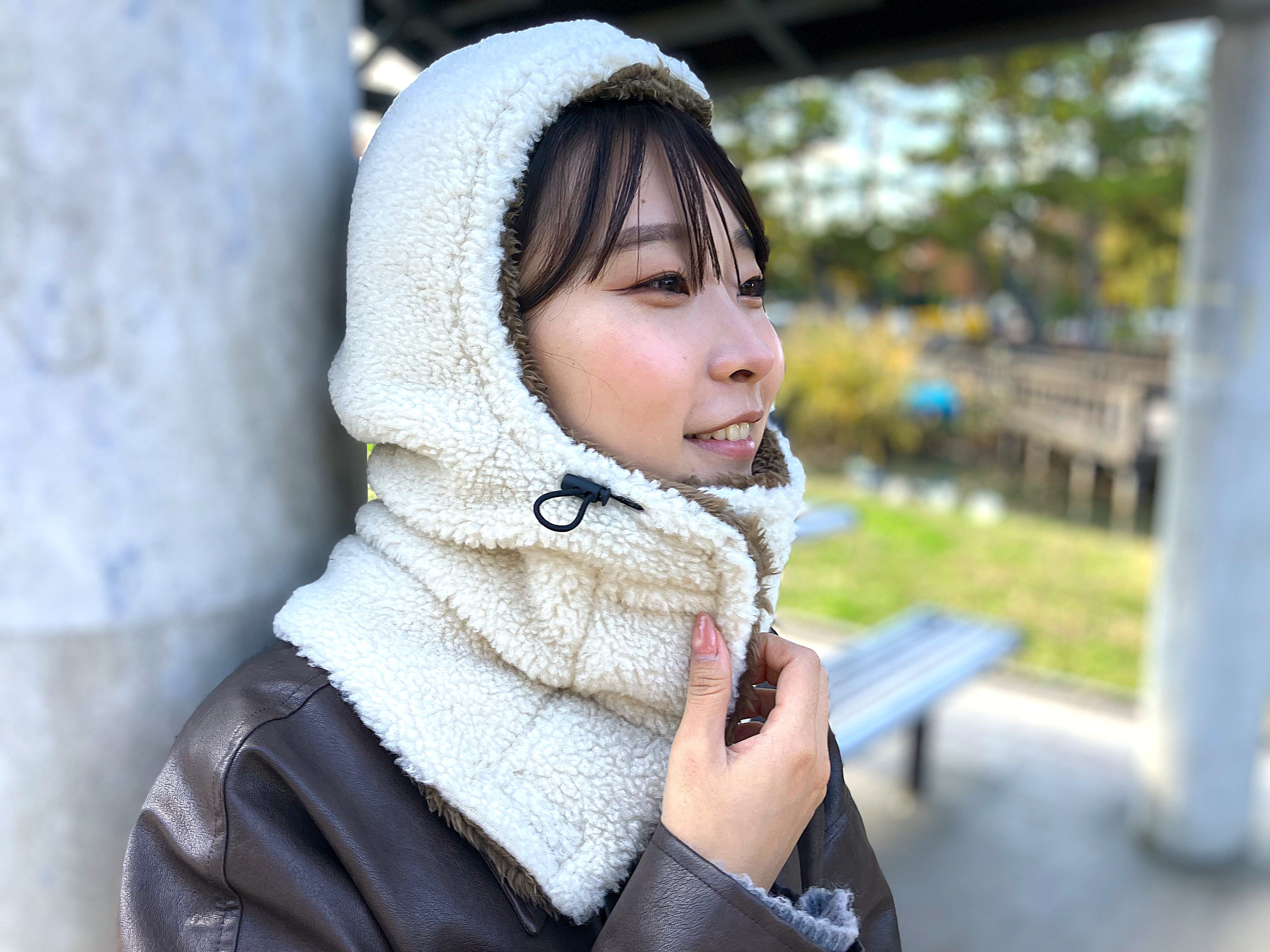 更にふわポカに！寒波に負けない究極の防寒グッズ『超極暖バラクラバ