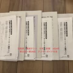 日能研 育成テスト 6年 前期 第23回〜26回 アンサーガイド付き - メルカリ