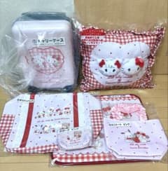 サンリオ当たりくじ mikko キャリーケース ボストンバッグ クッション