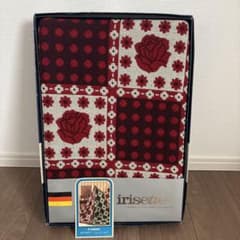 レア 昭和レトロ ミッドセンチュリー こたつ掛け 薔薇&水玉&花柄