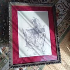 金子國義 金子国義 限定 リトグラフ 2/125 サイン 署名 額装済み