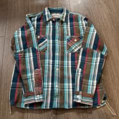 J*1様 SAMURAI OVERALLS チェック ワークシャツ - メルカリ