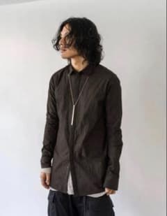 pryground｜シュウト｜Textured Crease Shirt｜黒 - メルカリ