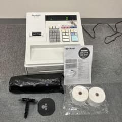 中古シャープ 電子レジスタ ー8部門XE-A147-W ホワイト - メルカリ