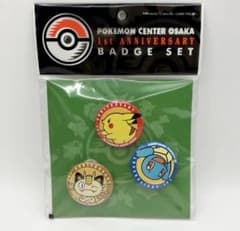 ポケモンセンター オーサカ1st ANNIVERSARY 缶バッジ 大阪 1周年