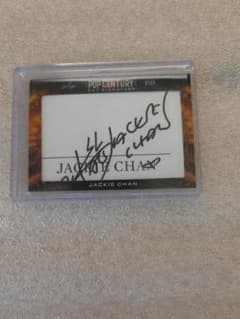 マ*ロ様 ジャッキーチェン サインカード 2020 Leaf 直筆 - メルカリ