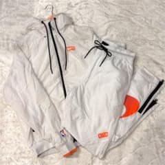 KITH Nike キス ナイキ コラボ ナイロン セットアップ ホワイト S