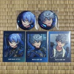 あんスタ プロセカ コラボ ぱしゃっつ ホログラム缶バッジ 青柳冬弥