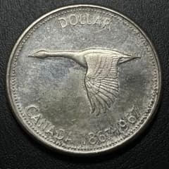 951 カナダ 1ドル 銀貨 記念硬貨 外国コイン 硬貨 古銭 貨幣 - メルカリ
