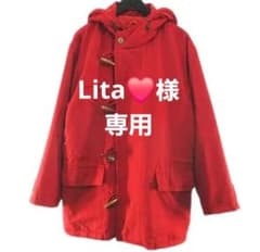 クリスチャンディオール Christian Dior 赤 ダッフルコート レッド