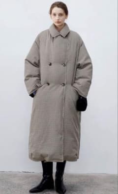 tageechita CLASSIC PLAID DOWN COAT - メルカリ