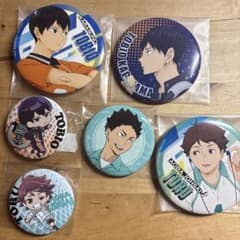 ハイキュー 缶バッジセット 影山飛雄 及川徹 岩泉一 - メルカリ