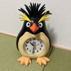 リズム時計工業 イワトビペンギン目覚まし時計 置き時計 おしゃべり