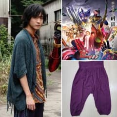 仮面ライダーオーズ火野映司着用衣装パープルパンツ - メルカリ
