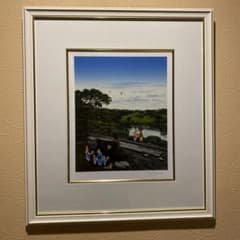 ヒロヤマガタ シルクスクリーン 1999 水前寺公園 日本のエッセンス