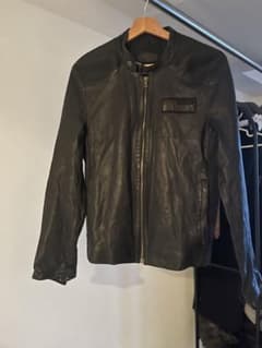 PRADA 2009年 ライダースジャケット 本革 48 - メルカリ