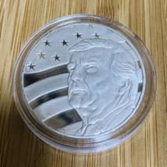 2020 トランプ大統領 銀貨 1オンス 星条旗 - メルカリ