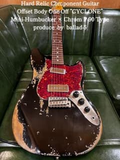 ハードレリックオフセットムスタングボディ/サイクロン ミニハム&P-90