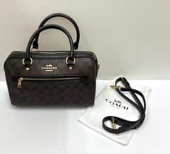 25O12-037 コーチ 2wayバッグ ブラウン F83607 ブランド - メルカリ