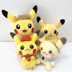 ポケモンセンター ピカチュウ ぬいぐるみ 4点セット ポケセン m58