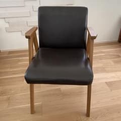 unico/ウニコ DALE(デール) アームチェア ダークブラウン - メルカリ