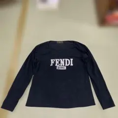 フェンディジーンズ FENDI Jeans ロゴTシャツ 44 ブラック - FENDI