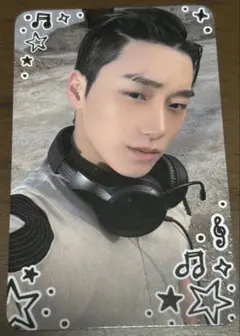 ateez soundwave 特典トレカ ホンジュン - メルカリ