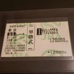 2026年最新】サイレンススズカ 馬券の人気アイテム - メルカリ