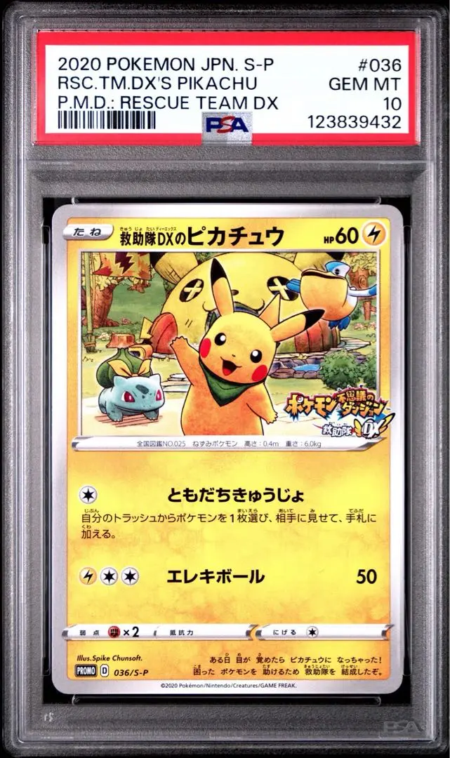 2026年最新】救助隊dxのピカチュウ psa10の人気アイテム - メルカリ