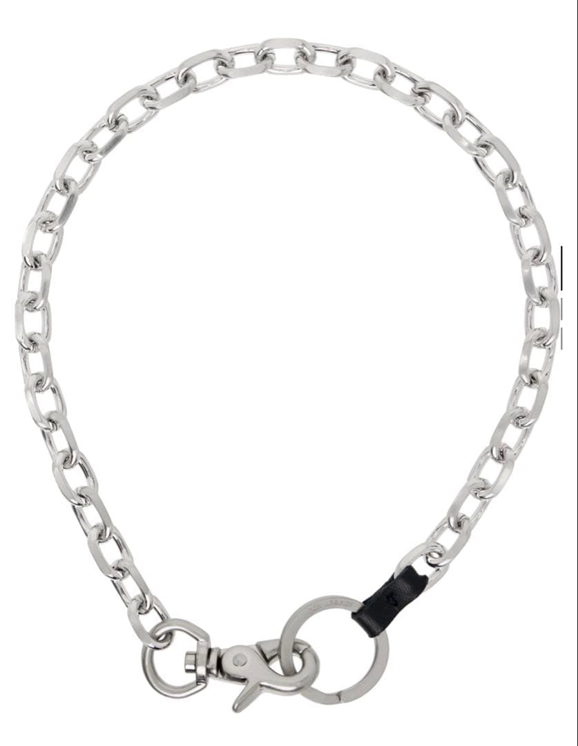 Ourlegacy シルバー　ネックレス　Ladon OUR LEGACY: Silver Ladon Necklace | SSENSE