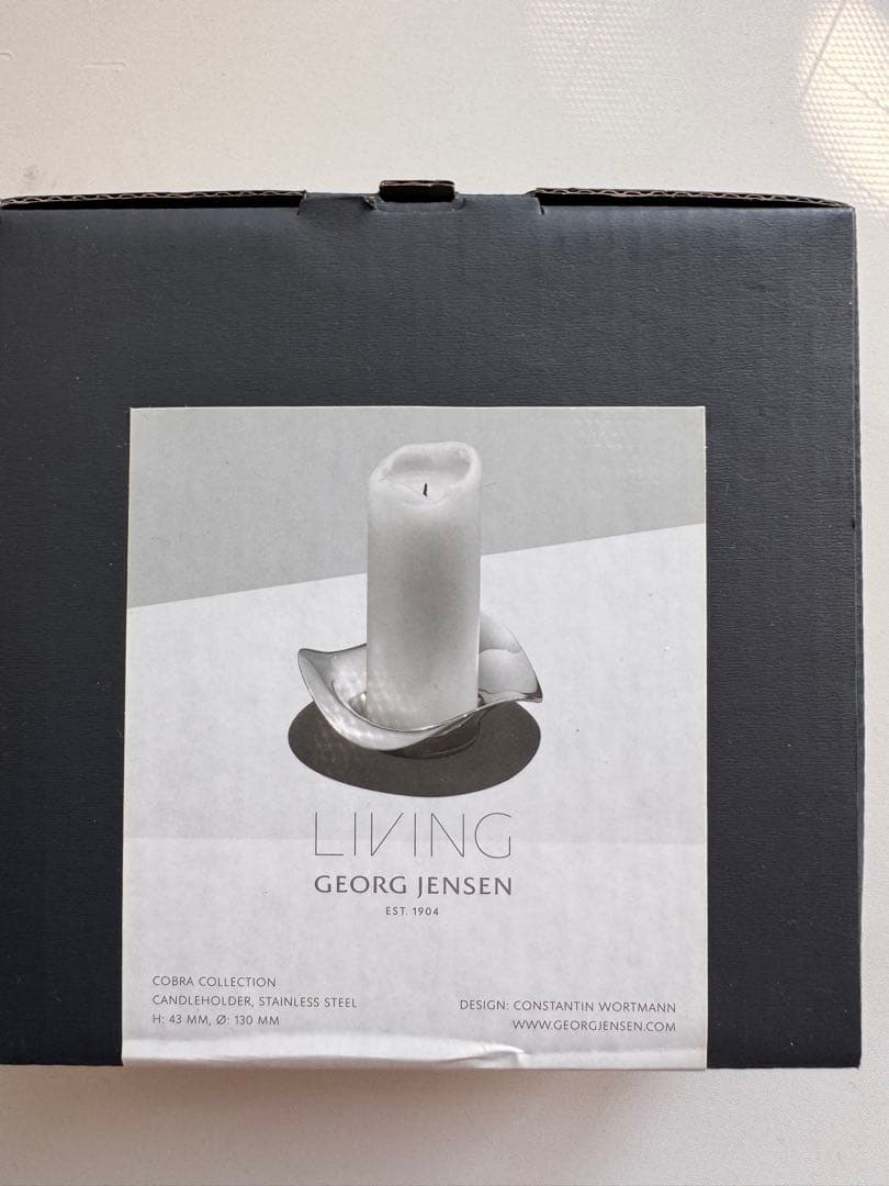 ジョージジェンセン GEORG JENSEN キャンドルホルダー - メルカリ