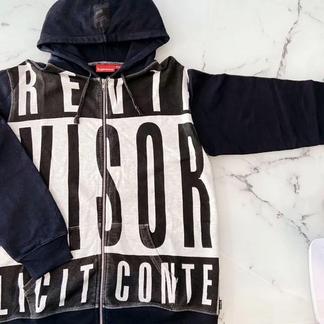 Supreme ジップアップパーカー 希少ビンテージ 【流行XL ダボ感】